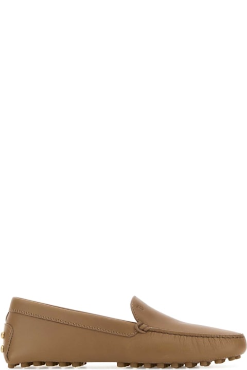 Tod's Cappuccino Leather Loafers