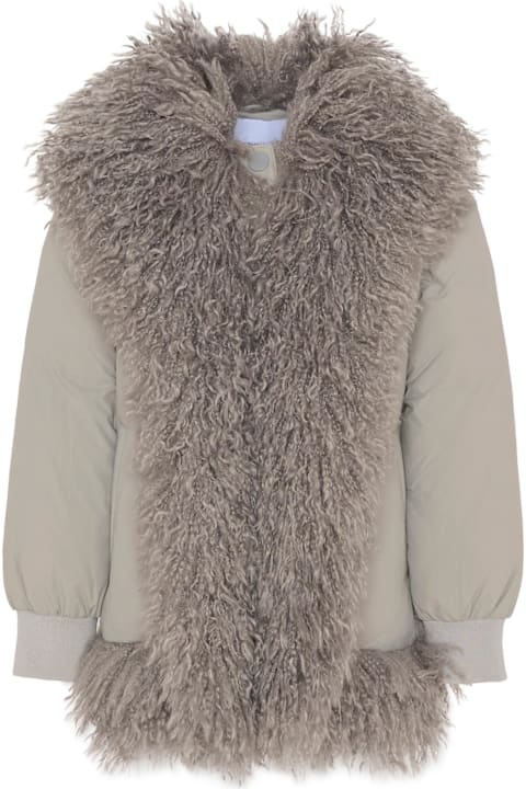 Homeware Pinko Grey Faux Fur Coat For Girl
