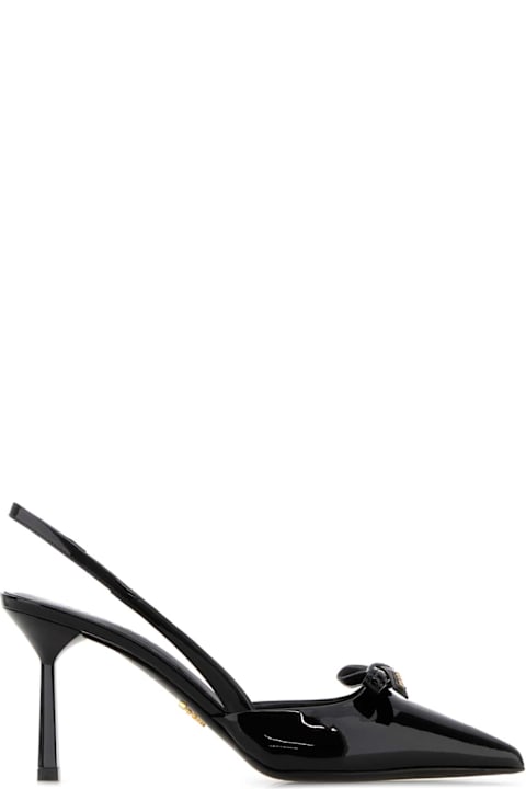 Prada Black Leather Pumps