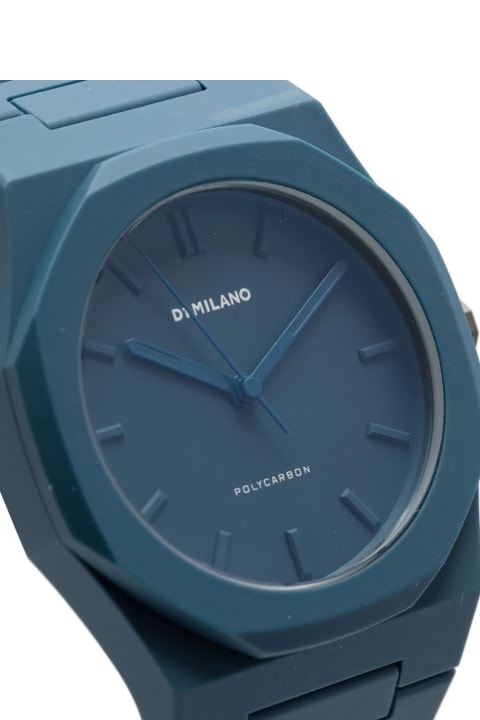 ساعات لـ القسم الرجالي D1 Milano Polycarbon Navy Blue 40.5 Mm Watch