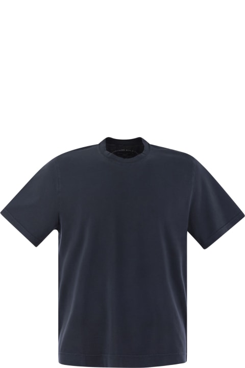 Fedeli for Men Fedeli Short-sleeved Cotton T-shirt