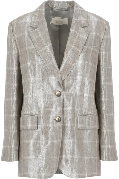 Peserico Coats & Jackets for Women Peserico Checked Blazer