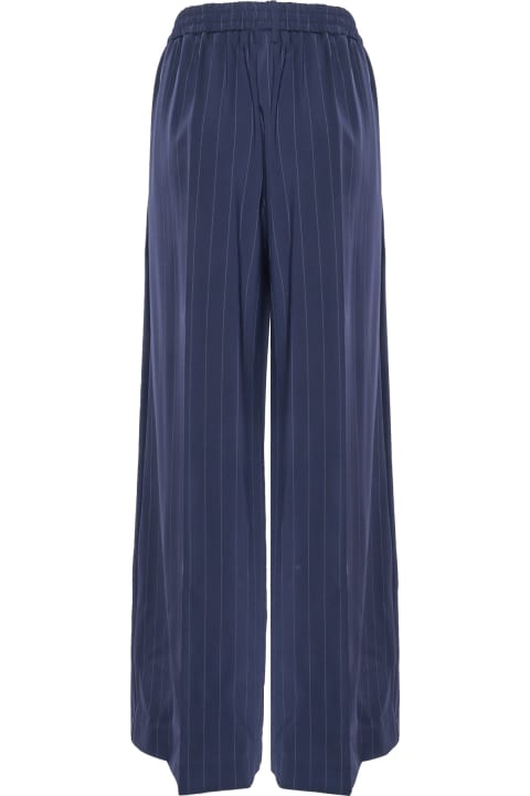 Ballantyne for Women Ballantyne Loose-fit Blu Trousers