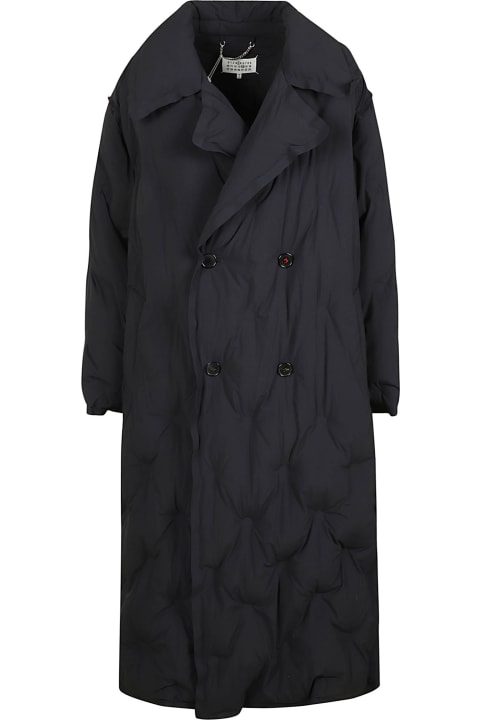 Double-breast Quilted Coat