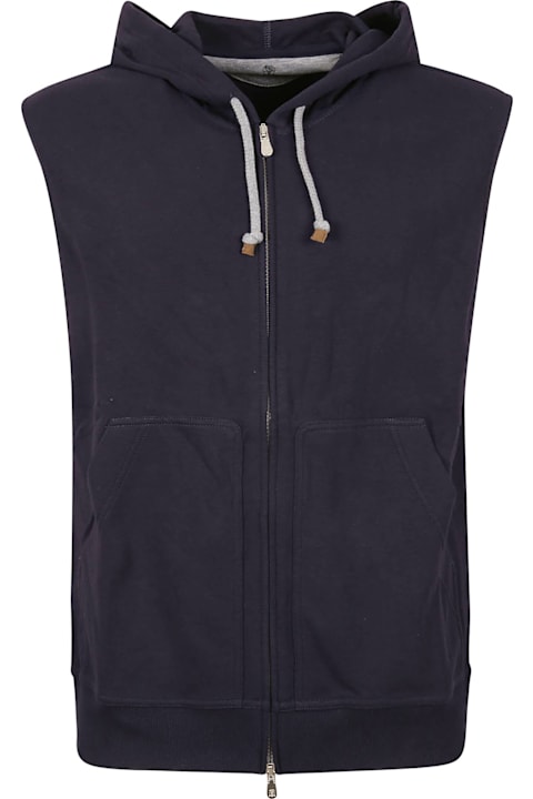 Homeware Brunello Cucinelli Hooded Zipped Gilet