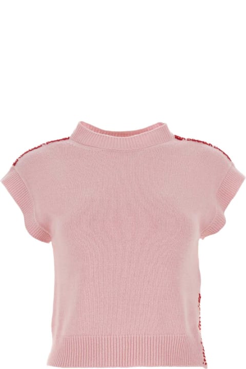 Marni Fleeces & Tracksuits for Women Marni Pink Wool Blend Vest