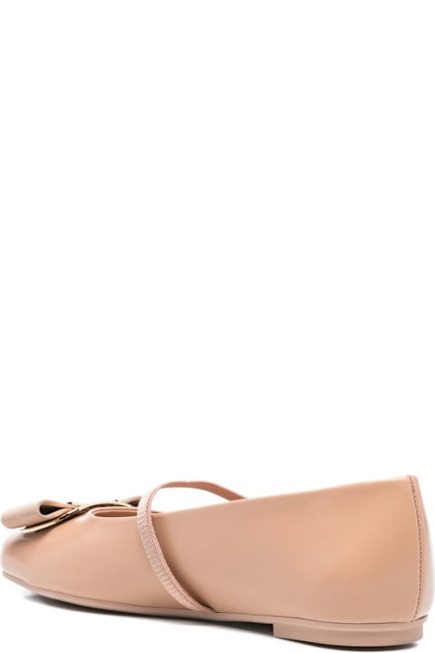 Ferragamo Vara Leather Ballets