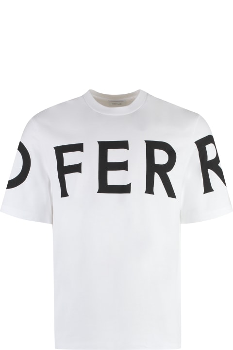 Ferragamo for Men Ferragamo Cotton Crew-neck T-shirt