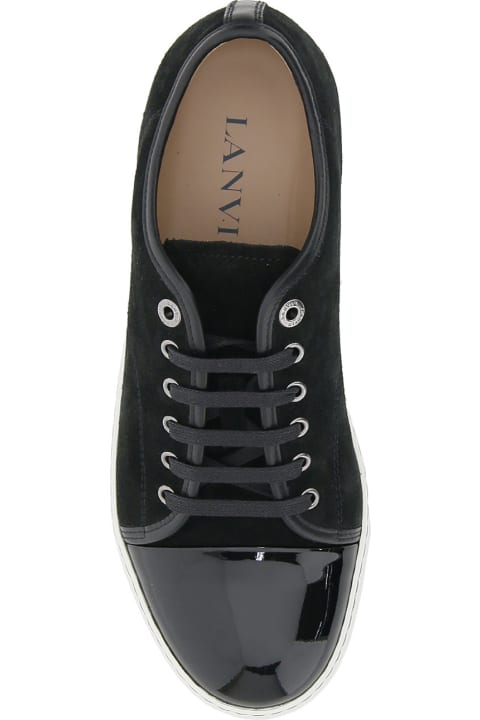 Lanvin Sneakers for Men Lanvin Dbb1 Sneakers In Black Suede And Leather