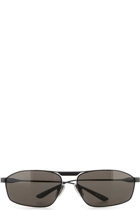 Balenciaga Eyewear for Women Balenciaga Black Metal Sunglasses