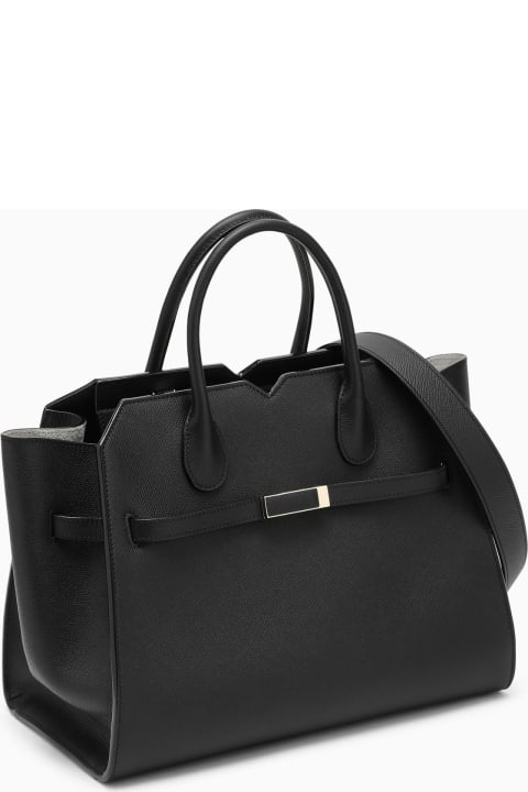 Bags for Women Valextra Medium Black Milan Bag