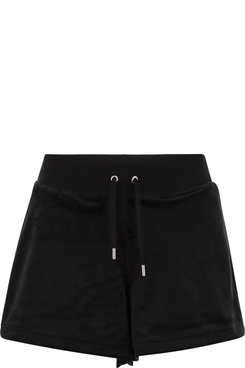 ウィメンズ Juicy Coutureのパンツ＆ショーツ Juicy Couture Velour Shorts