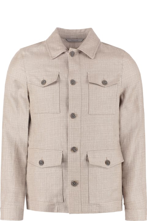 Canali Coats & Jackets for Men Canali Wool Blend Single-breast Jacket