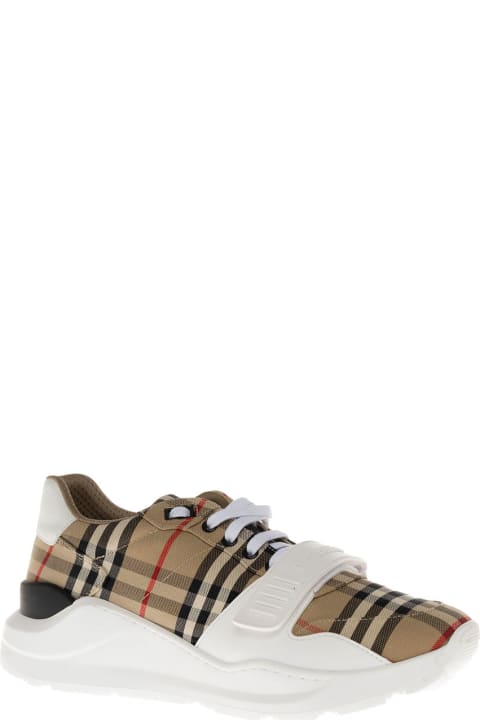 Fashion for Men Burberry Vintage Check Fabric Sneakers Man Burberry