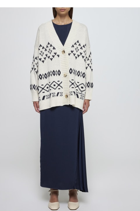 أدوات منزلية Weekend Max Mara Acacia Cotton-blend Cardigan