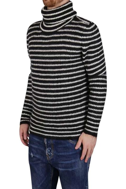 Saint Laurent for Men Saint Laurent Wool Striped Sweater