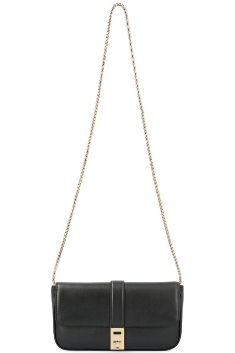 Fashion for Women Ferragamo Foldover-top Chain-linked Shoulder Bag