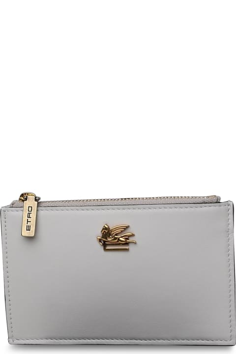 Wallets for Women Etro White Leather Wallet