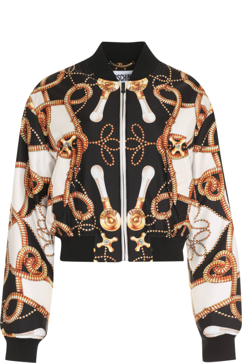 Fashion for Women Moschino Printed Bomber Jacket