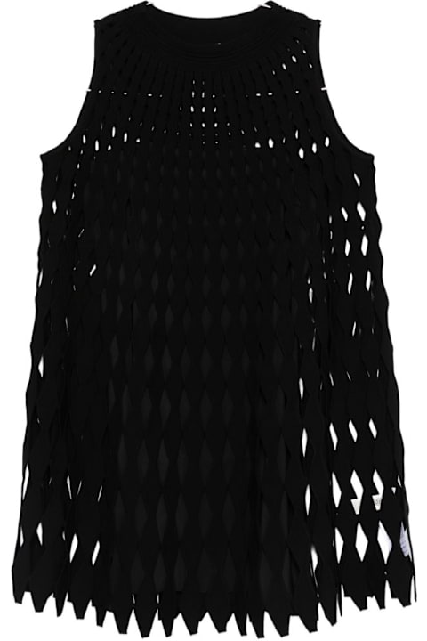 Emporio Armani for Kids Emporio Armani Open-knit Short Dress