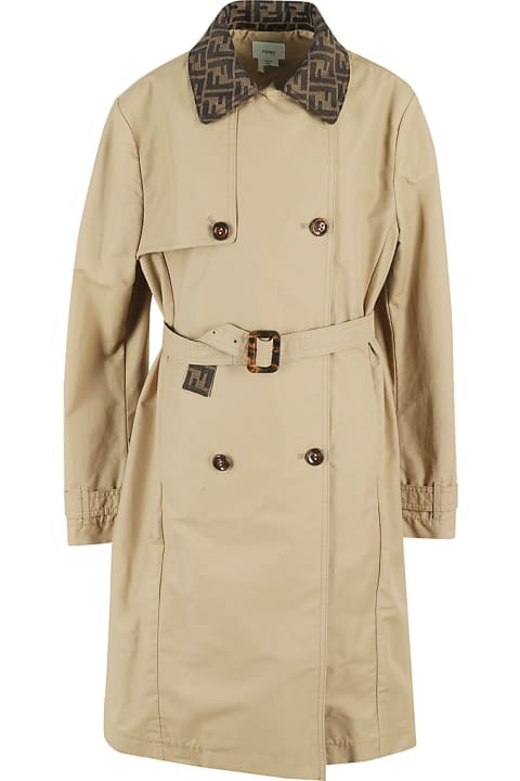 Fendi Coats & Jackets for Girls Fendi Trench