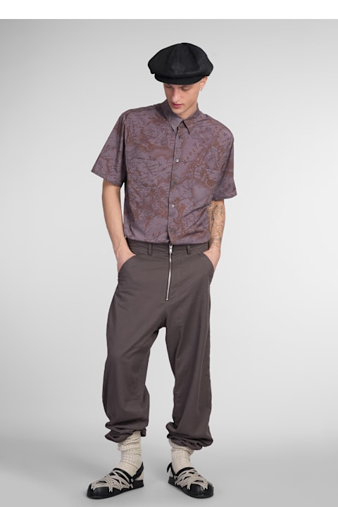 メンズ Maglianoのシャツ Magliano Shirt In Brown Polyamide