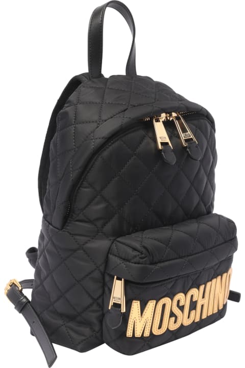 Fashion for Women Moschino Lettering Logo Backpack