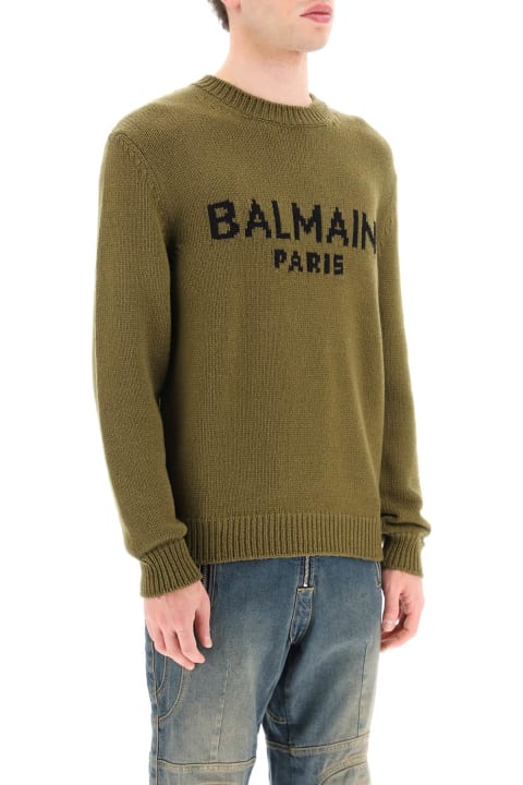 Balmain Clothing for Men Balmain Wool Blend Pullover