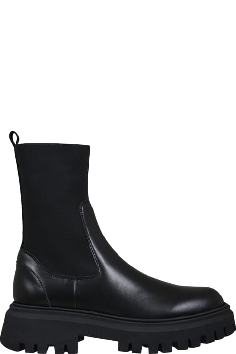 Moncler Shoes for Women Moncler Black Boots For Girl With Logo