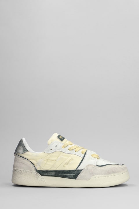 Chuck 03 Sneakers In White Leather And Fabric