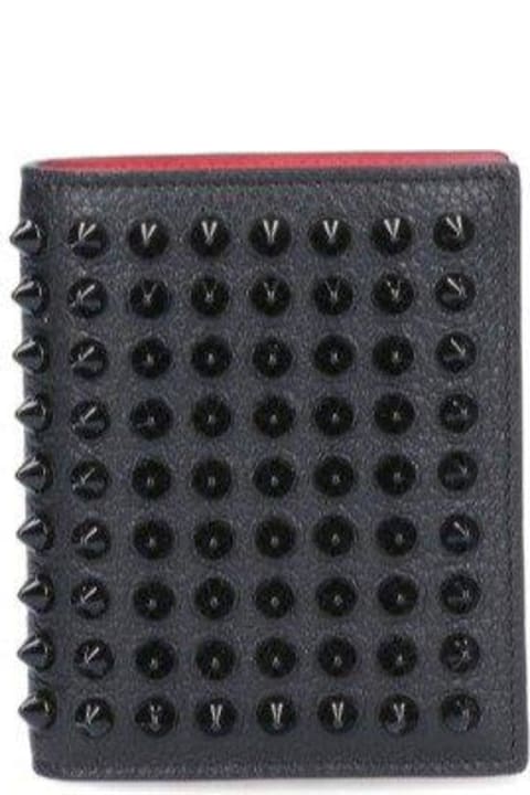 メンズ Christian Louboutinの財布 Christian Louboutin Paros Studded Wallet
