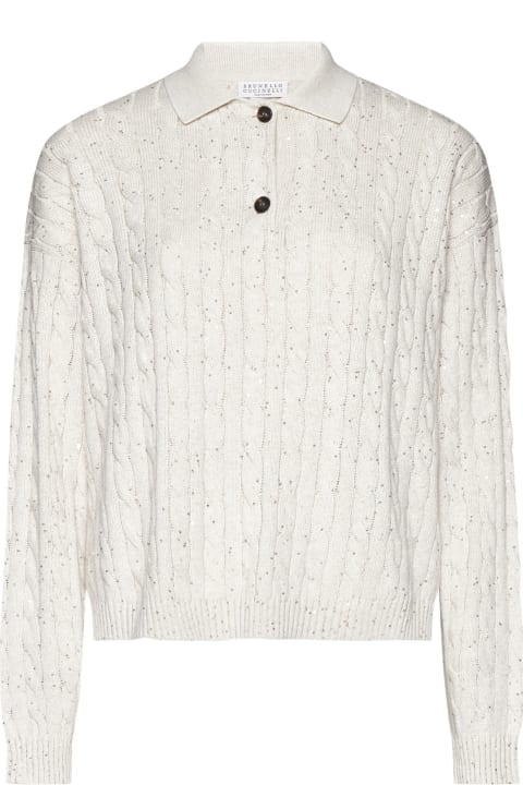 Sweaters for Women Brunello Cucinelli Polo Shirt