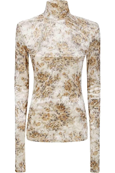 Ganni for Kids Ganni Floral Print Top