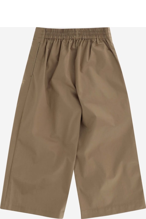 Burberry for Boys Burberry Cotton Pants With Pleats
