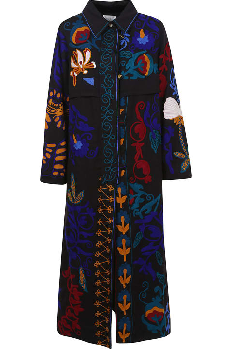 'jaguar De Lua' Wool Coat
