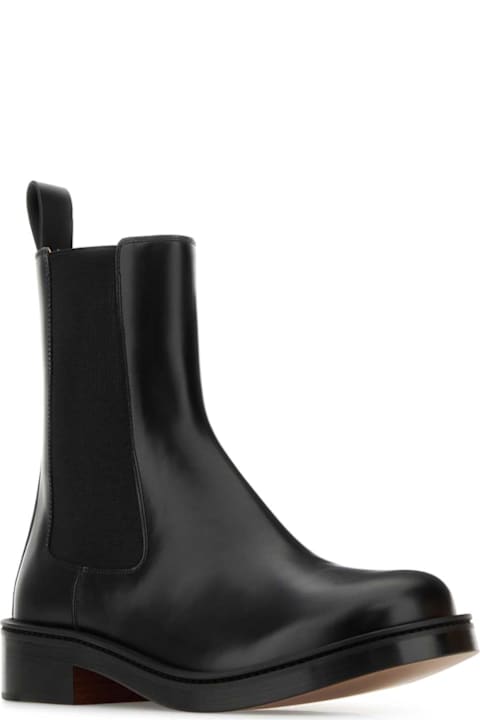 Alexander McQueen Boots for Men Alexander McQueen Black Leather Ankle Boots