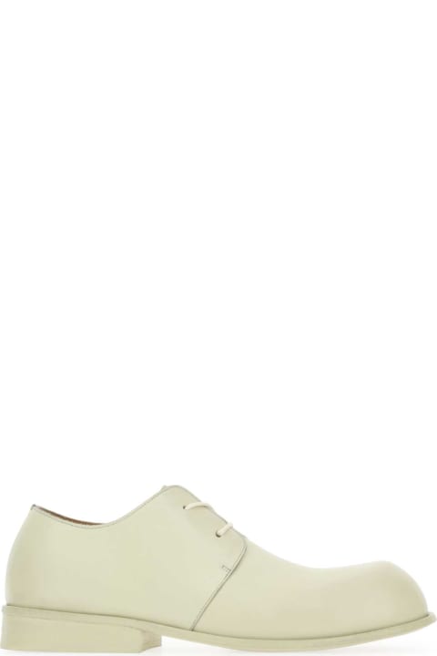 Marsell Shoes for Men Marsell Cream Leather Muso Lace-up Shoes
