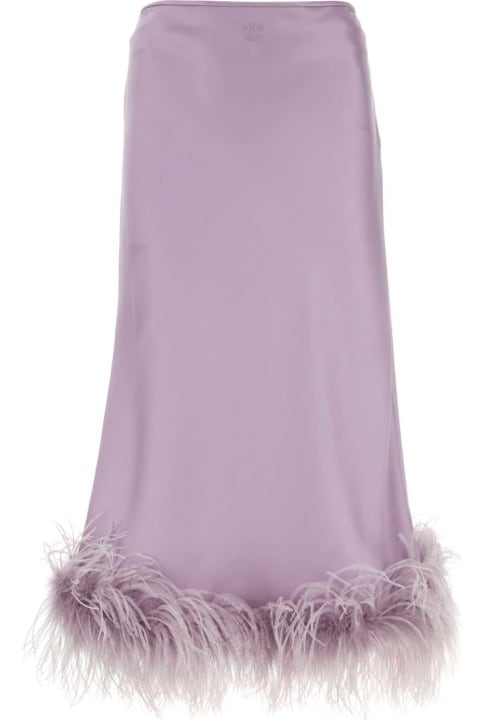 Clothing Sale for Women Miu Miu Lilac Satin Skirt