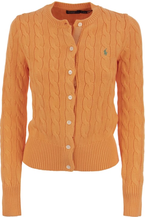 Ralph Lauren Sweaters for Women Ralph Lauren Cardigan Fair Orange