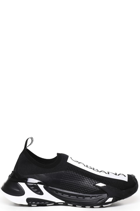 Dolce & Gabbana Sneakers for Men Dolce & Gabbana Fast Knitted Sneakers With Contrasting Details