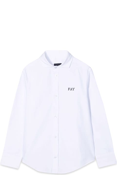 Fay Shirts for Boys Fay Fabric Shirts