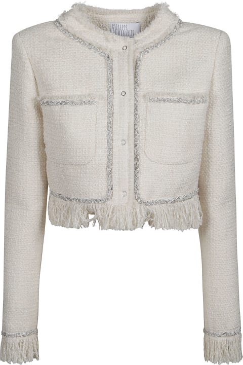 Giuseppe di Morabito Sweaters for Women Giuseppe di Morabito Cropped Fringed Jacket