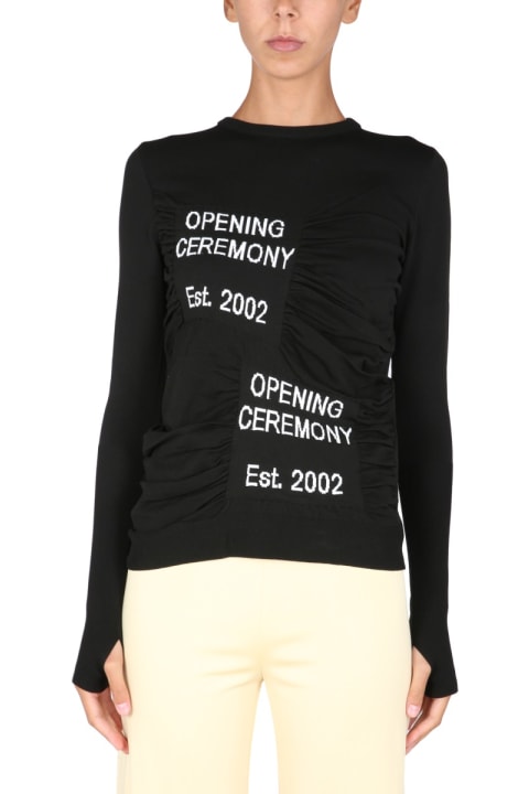Opening Ceremony Sweaters for Women Opening Ceremony Crew Neck Sweater