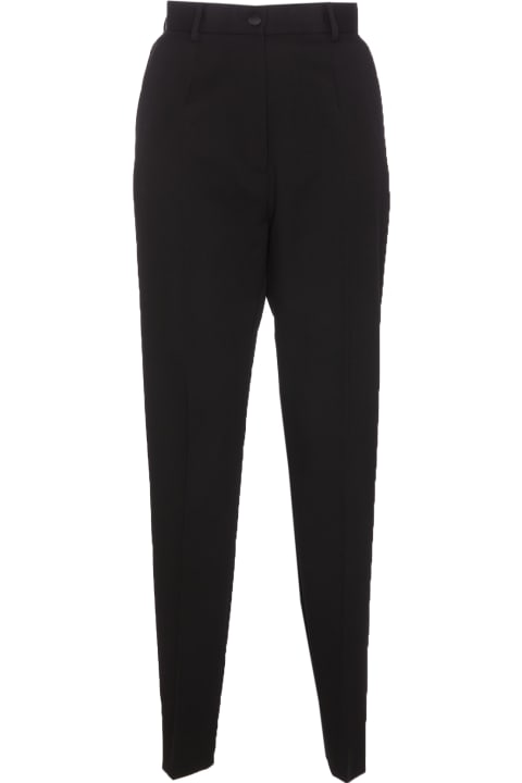 Dolce & Gabbana Pants & Shorts for Women Dolce & Gabbana Wool Gabardine Trousers