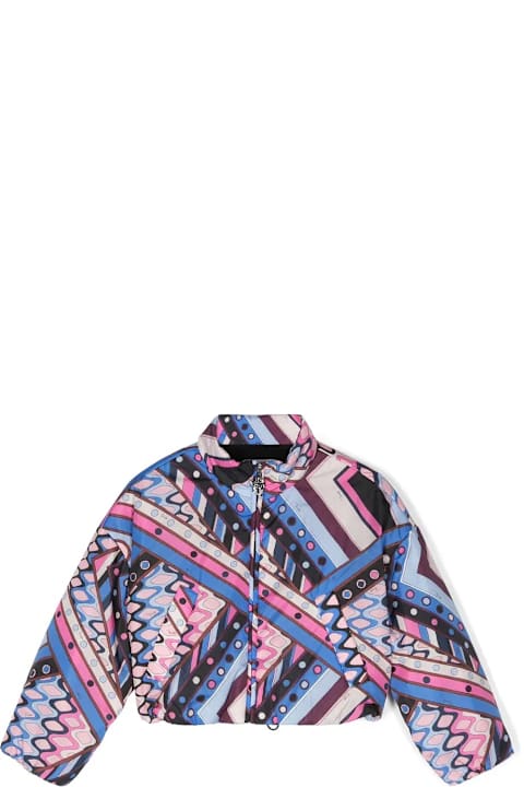 Pucci معاطف وجواكت لـ بنات Pucci Vivara Print Jacket