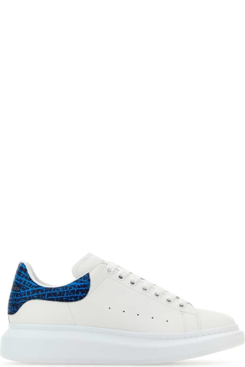 Shoes for Men Alexander McQueen Sneakers With Printed Leather Heel