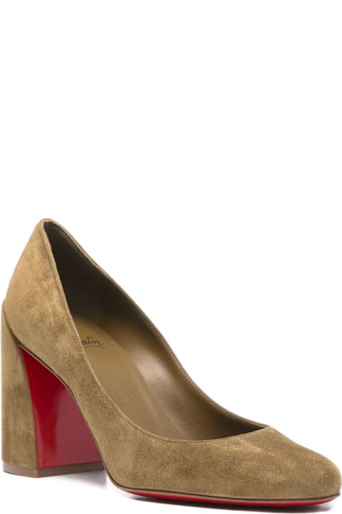 Christian Louboutin Miss Sab Suede Leather Pumps