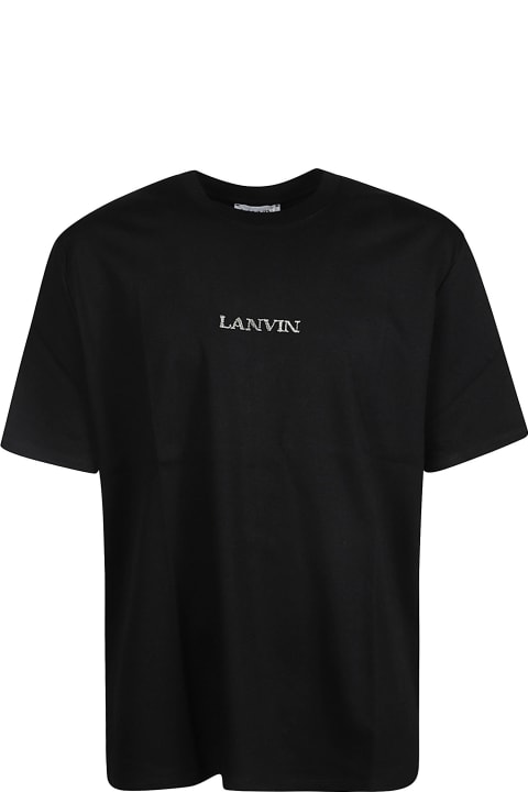Fashion for Men Lanvin Logo Round Neck T-shirt