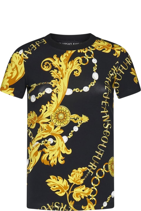 Versace Jeans Couture Topwear for Women Versace Jeans Couture Chain Couture T-shirt