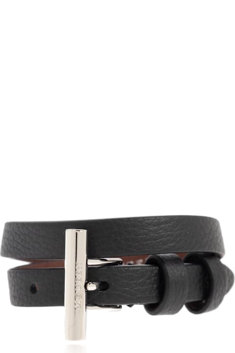 Jewelry for Men Alexander McQueen Alexander Mcqueen Leather Bracelet